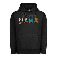 Pigment Black blessed mama Urban Hoodie - CowhideDigitalArt