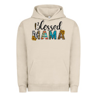 Pigment French Oak blessed mama Urban Hoodie - CowhideDigitalArt