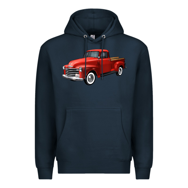 Western Red Truck Right 34 View Premium Hoodie by FaDigitalArtStudio | Teevron