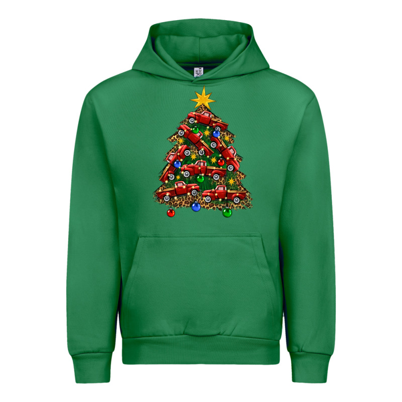 Christmas Truck Tree Urban Hoodie by FaDigitalArtStudio | Teevron