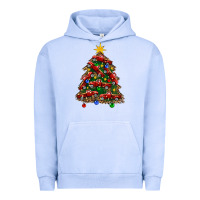 Pigment Grape Ice christmas truck tree Urban Hoodie - FaDigitalArtStudio
