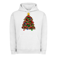 Pigment Lunar Rock christmas truck tree Urban Hoodie - FaDigitalArtStudio