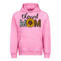 Fuchsia Pink blessed mom Urban Hoodie - CowhideDigitalArt