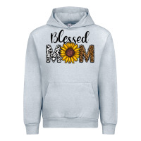 Heather Grey blessed mom Urban Hoodie - CowhideDigitalArt