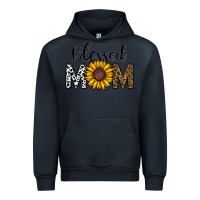 Navy blessed mom Urban Hoodie - CowhideDigitalArt