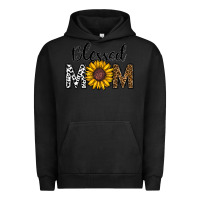 Pigment Black blessed mom Urban Hoodie - CowhideDigitalArt