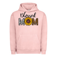 Pigment Salmon blessed mom Urban Hoodie - CowhideDigitalArt
