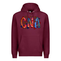 Burgundy cna america Premium Hoodie - RacoonDesign