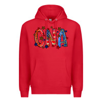 Red cna america Premium Hoodie - RacoonDesign