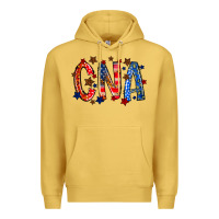 Antique Gold cna america Premium Hoodie - RacoonDesign