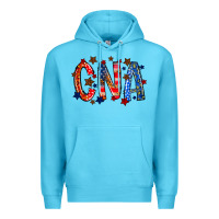 Ocean Blue cna america Premium Hoodie - RacoonDesign
