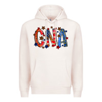 Pale Pink cna america Premium Hoodie - RacoonDesign