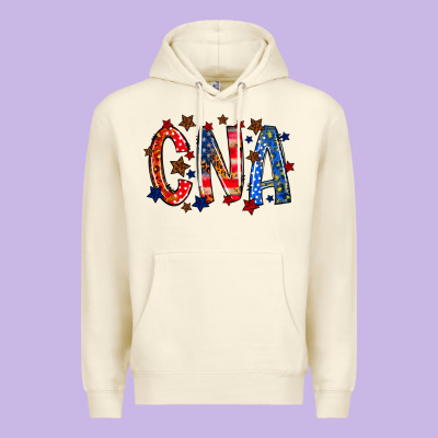 Cna America Premium Hoodie Designed By Racoondesign