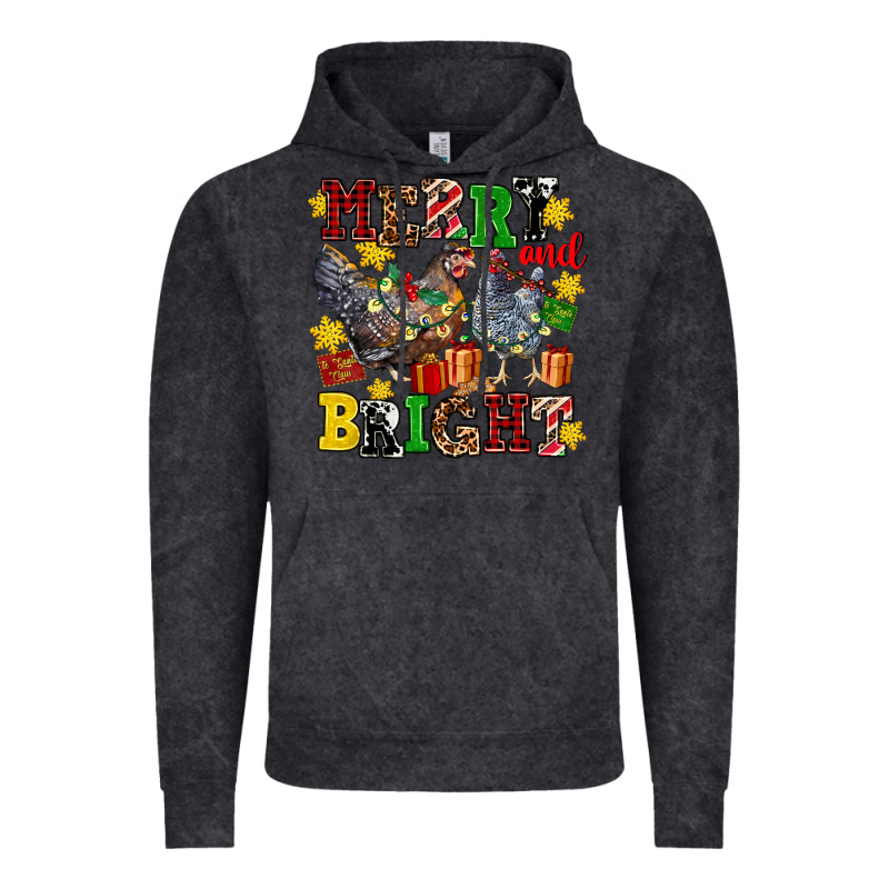 Chicken Merry And Bright Vintage Hoodie by AdoDesignShop | Teevron