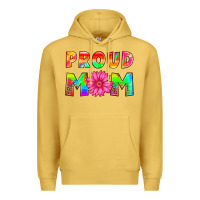 Antique Gold proud mom Premium Hoodie - HRA Design Shop