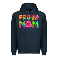Navy proud mom Premium Hoodie - HRA Design Shop