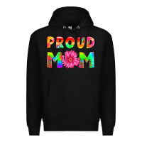 Black proud mom Premium Hoodie - HRA Design Shop