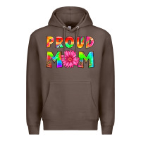 Coffee proud mom Premium Hoodie - HRA Design Shop