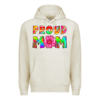 Oatmeal Heather proud mom Premium Hoodie - HRA Design Shop
