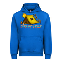 Cobalt camping is my happy place Urban Hoodie - CowhideDigitalArt