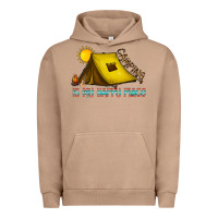 Pigment Burro camping is my happy place Urban Hoodie - CowhideDigitalArt