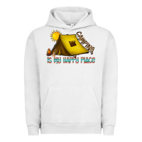 Pigment Lunar Rock camping is my happy place Urban Hoodie - CowhideDigitalArt