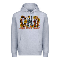 Heather Grey cna Premium Hoodie - RacoonDesign
