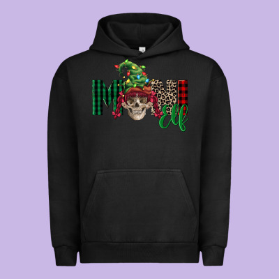 Girl Mini Elf Skull Urban Hoodie Designed By Fadigitalartstudio