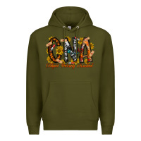 Army Green cna Premium Hoodie - RacoonDesign