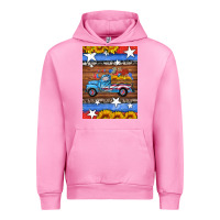 Fuchsia Pink american truck air freshener Urban Hoodie - HRA Design Shop