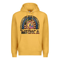 Mustard merica rainbow Premium Hoodie - CowhideDigitalArt