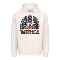 Merica Rainbow Premium Hoodie | Teevron