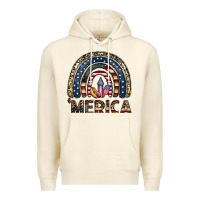 Sandshell merica rainbow Premium Hoodie - CowhideDigitalArt