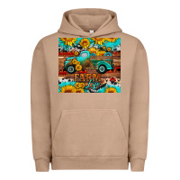 Pigment Burro western farm life truck sunflowers  mousepad Urban Hoodie - HRA Design Shop