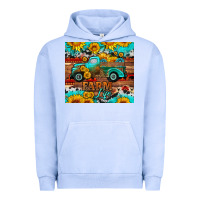 Pigment Grape Ice western farm life truck sunflowers  mousepad Urban Hoodie - HRA Design Shop