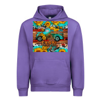 Tulip western farm life truck sunflowers  mousepad Urban Hoodie - HRA Design Shop