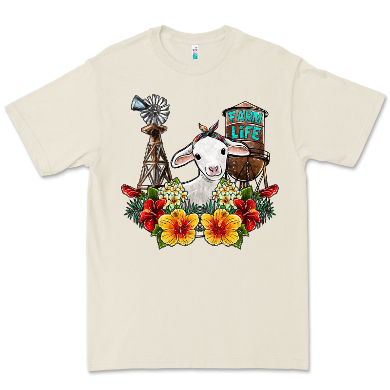Farm Life Sheep Premium Tee by SublimationCraftShop | Teevron