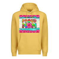 Antique Gold proud mom Premium Hoodie - HRA Design Shop