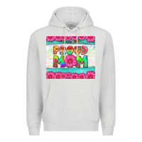 Dove Grey proud mom Premium Hoodie - HRA Design Shop