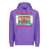 Purple proud mom Premium Hoodie - HRA Design Shop