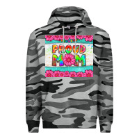 Slate Camo proud mom Premium Hoodie - HRA Design Shop