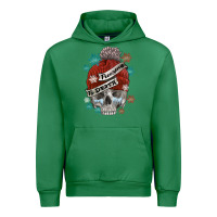 Emerald freezing to death skull Urban Hoodie - FaDigitalArtStudio