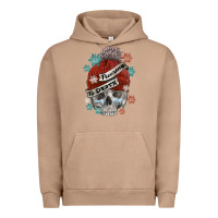 Pigment Burro freezing to death skull Urban Hoodie - FaDigitalArtStudio