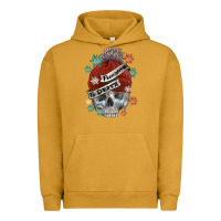 Pigment Peanut Butter freezing to death skull Urban Hoodie - FaDigitalArtStudio