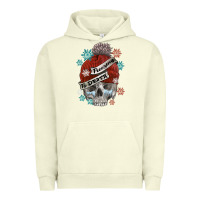 Pigment Pistachio freezing to death skull Urban Hoodie - FaDigitalArtStudio
