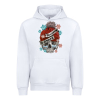 White freezing to death skull Urban Hoodie - FaDigitalArtStudio