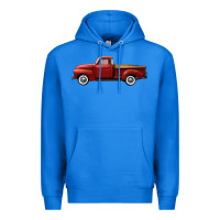 True Royal western red truck right side view Premium Hoodie - FaDigitalArtStudio