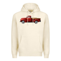 Tofu western red truck right side view Premium Hoodie - FaDigitalArtStudio