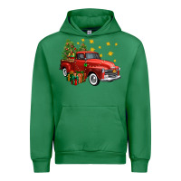 Emerald christmas truck Urban Hoodie - FaDigitalArtStudio