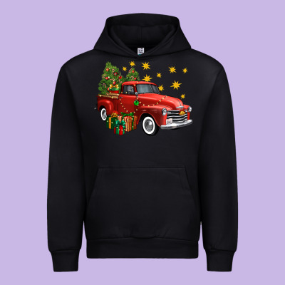 Christmas Truck Urban Hoodie Designed By Fadigitalartstudio